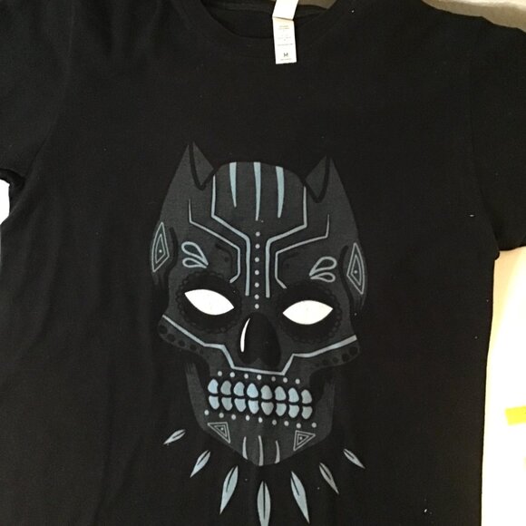 Black Panther Graphic Tee Shirt M 100% Cotton Size M - Picture 3 of 8